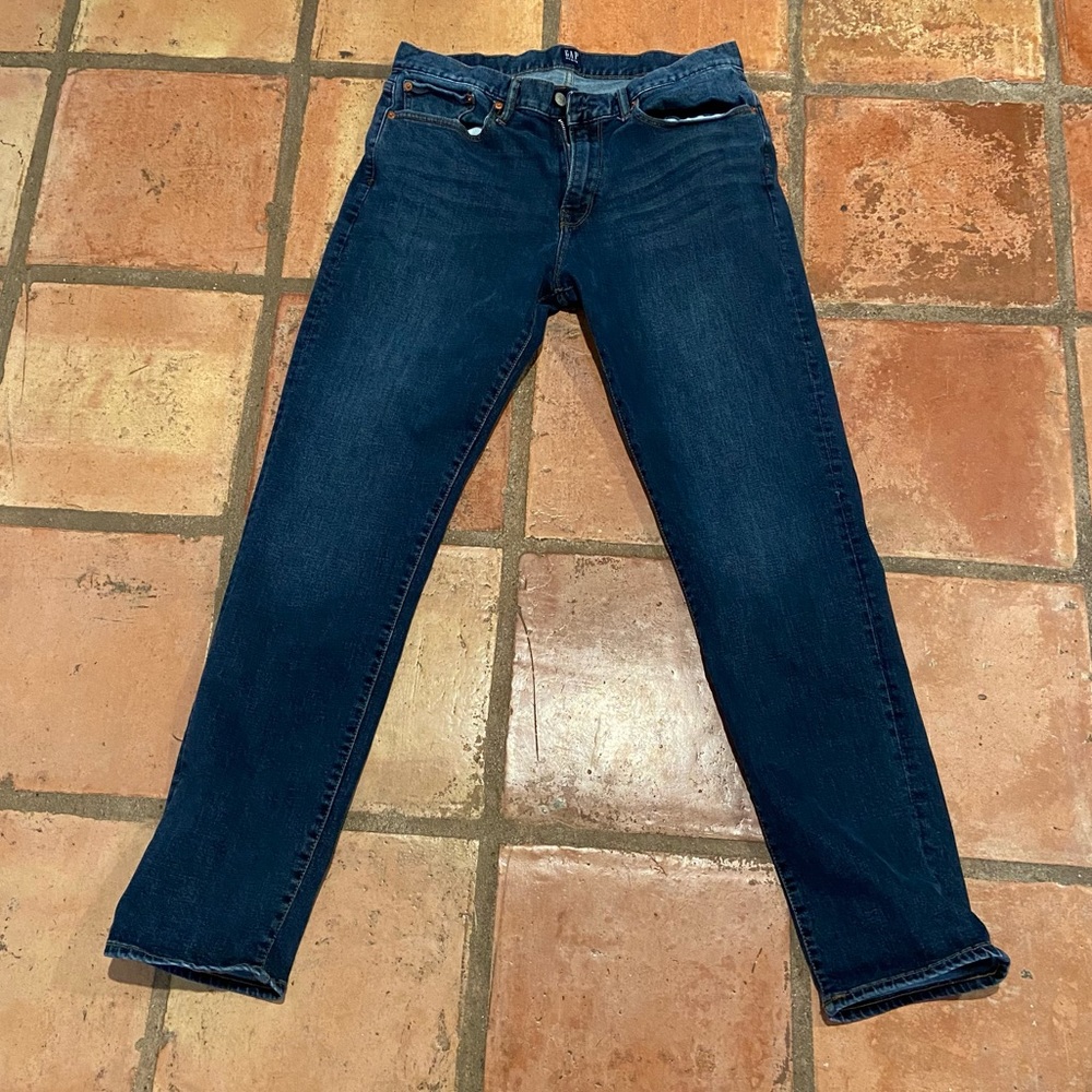 Gap 34x34 slim straight jeans